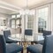 Designers Fountain Malone 5 Light Transitional Brushed Nickel with Frosted Glass Shades Chandelier For Dining Rooms D267M-5CH-BN - alternate 2